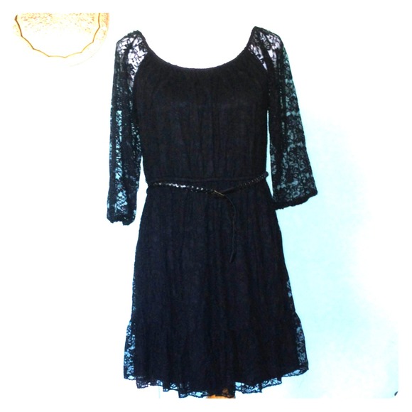 Black Lace Dress