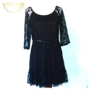 Black Lace Dress
