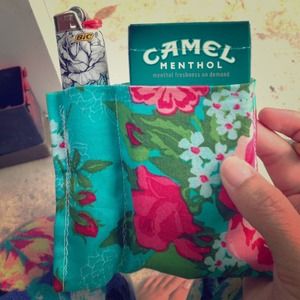 Cigarette & lighter holder with ID/CARD/CASH SLOT