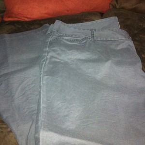 Plus size gray khaki pants