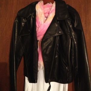 Leather like jacket