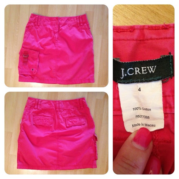 🚫Sold🚫J. Crew short, utility skirt sz 4. Cute. - Picture 2 of 3