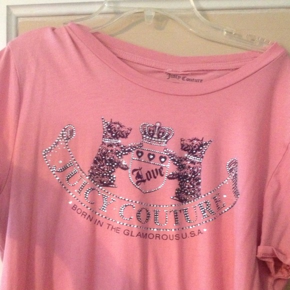 Juicy couture tee. Salmon color.