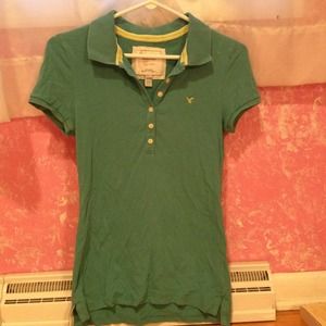 Turquoise polo from American Eagle Outfitters
