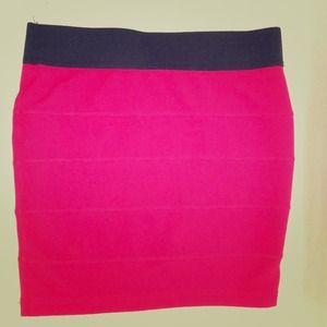 Pink Bandeau Skirt