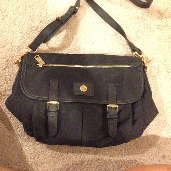 New JPK Paris black Zoe messenger cross bag