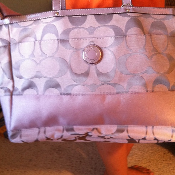 Coach Handbags - Sold! Coach Lilac Diaper Bag Purse $120 pp