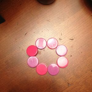 Red and purple bracelet