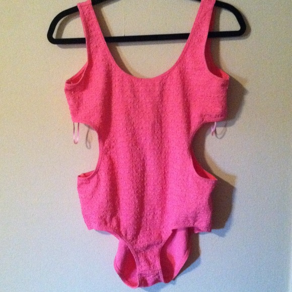 H&M Other - Barbie pink retro one piece bathing suit
