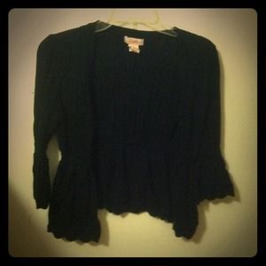 Frilled cardigan