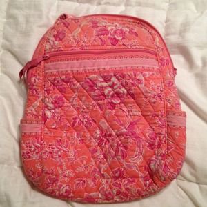 Pink Vera Bradley back pack