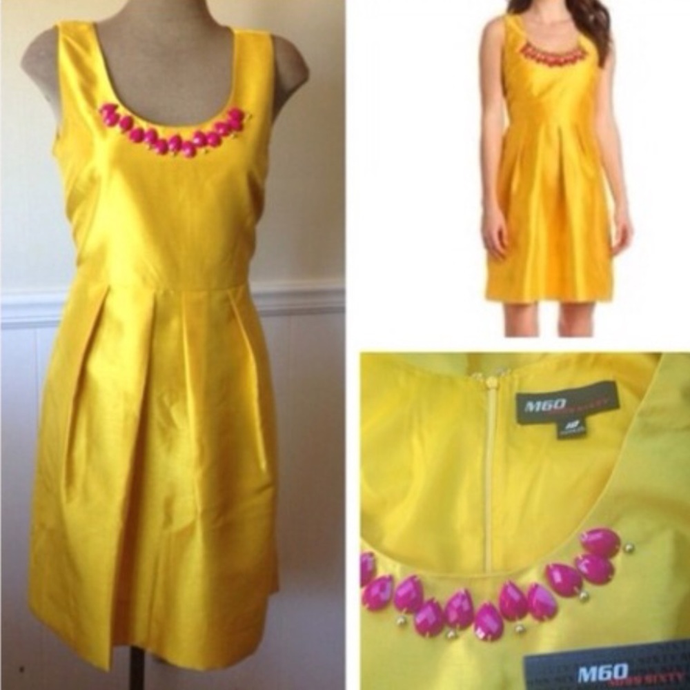 NEW Miss Sixty Yellow Dress
