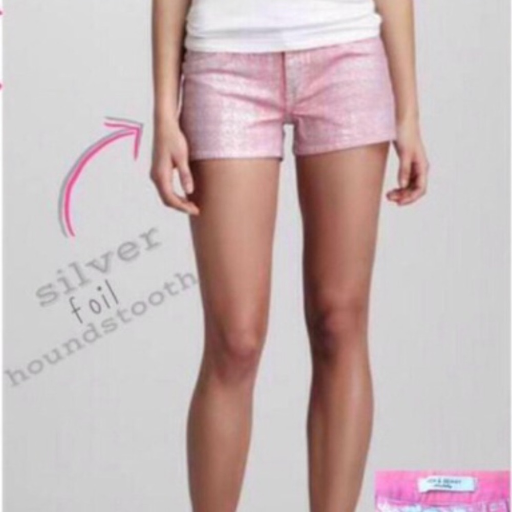 NEW Rich & Skinny Platinum Coated Shorts