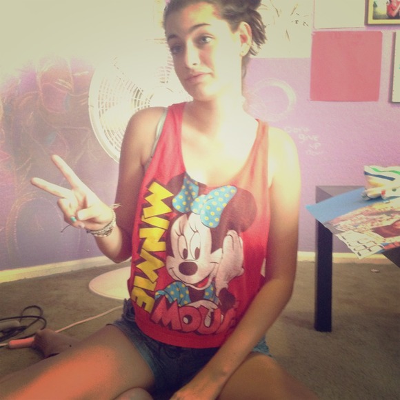 minnie mouse crop top