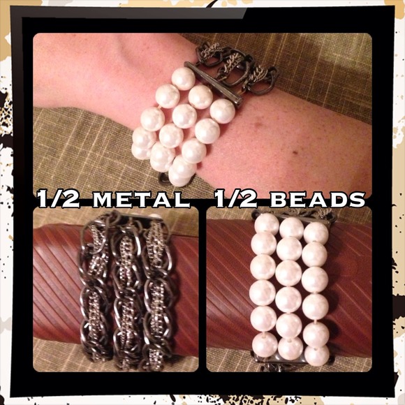 🎀Mixed chain/bead bracelet