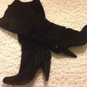 Jessica Simpson Black Suede Boots
