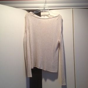 White and black sweater blue tank BRANDY MELVILLE