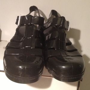 American Apparel Juju babe black heal sandals