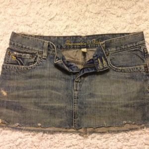 Abercrombie Short Denim Skirt