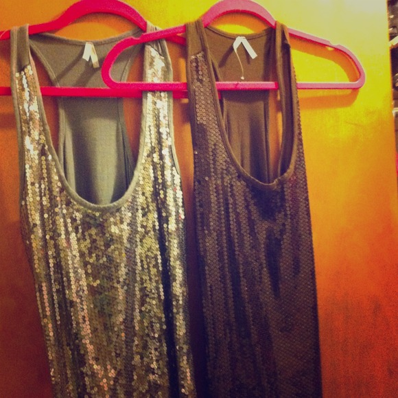 Sequin Tanks