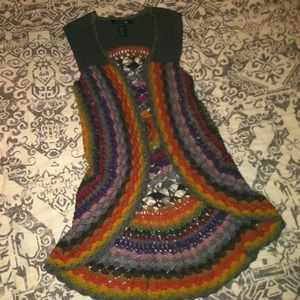 Knitted Color Vest
