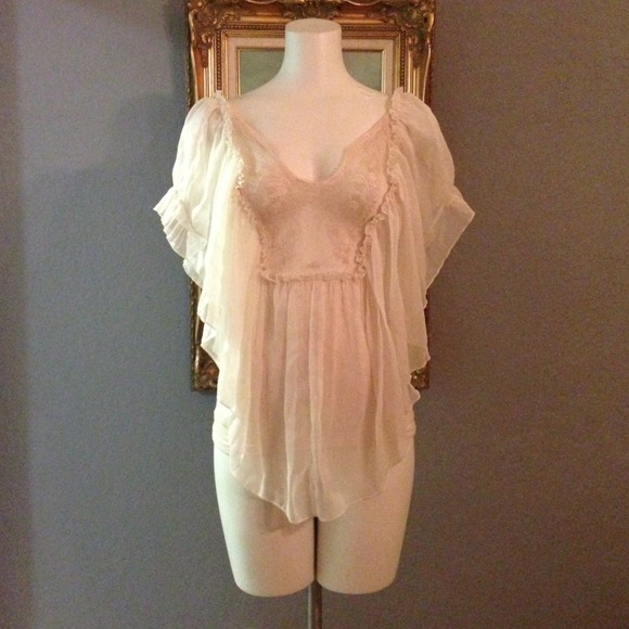 Reserved for hrhjenni- Goddess Shirt in Cream