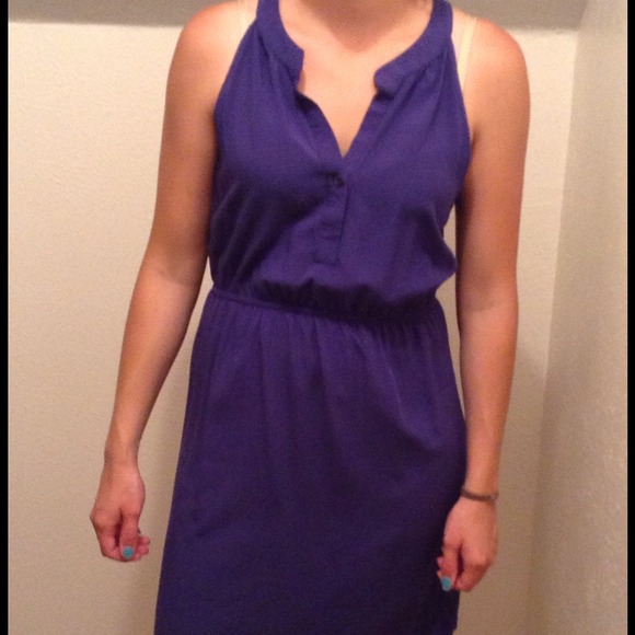Bundled blue dress and white dress