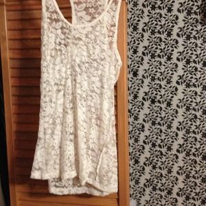 Lace tank top