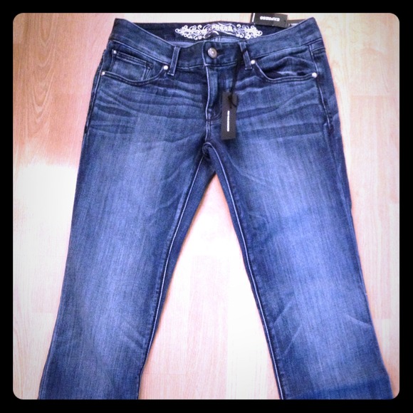 Express Skinny Stella Regular Fit Low Rise Jeans