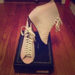 Do Corset Lcup Peep Toe Wedge *Never been worn*