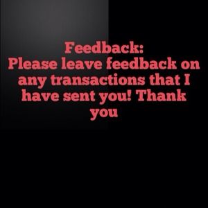 💕FEEDBACK💕