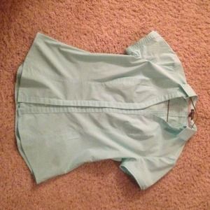 Baby blue express top