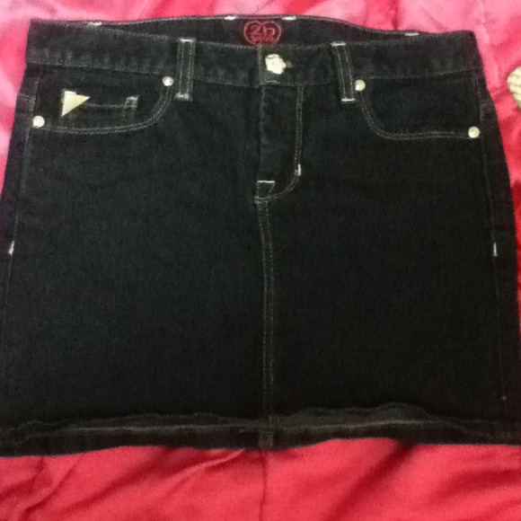 Dark blue mini skirt