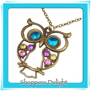 Super cute Vintage "Owl Necklace"