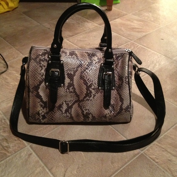 Snake skin purse