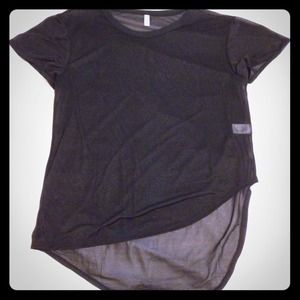 🚫BUNDLED🚫RVCA Sheer Black Top - Never Worn!