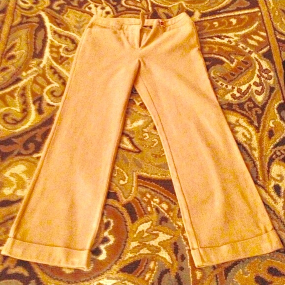 Express Wide-Leg Cuffed Pant