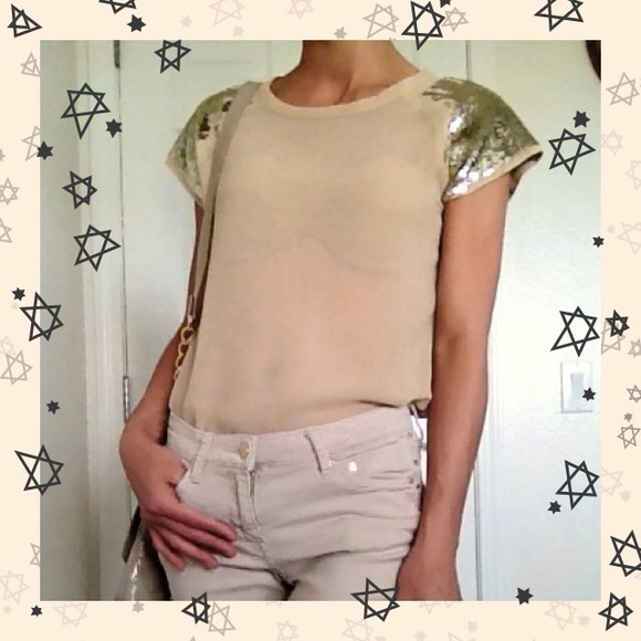 🚫🚫SOLD🚫🚫 Sequin Tee