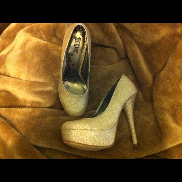 Gold heels
