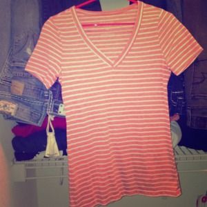 Corral striped V-neck