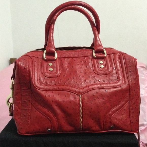 Rebecca Minkoff Red MAB mini Bombe retails $550