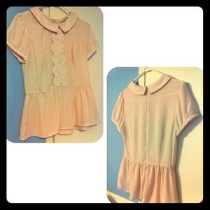 Forever 21 Tops - Peter Pan Collar Blouse Forever 21 Tops - Peter Pan Collar Blouse