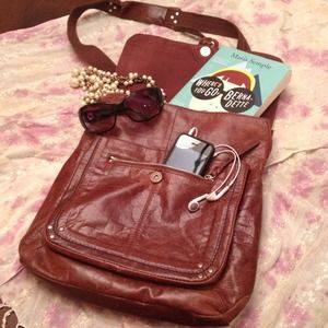 The Sak leather satchel backpack