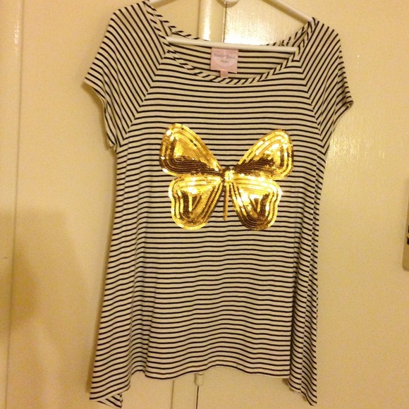Romeo & Juliet Couture Stripe top