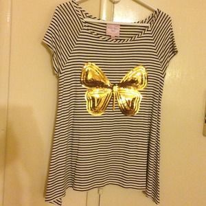 Romeo & Juliet Couture Stripe top