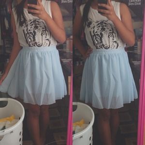 ❌SOLD❌ Mint chiffon skirt