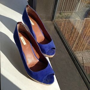 💢SOLD💢👠ZARA Raffia Espadrille Wedge Platform