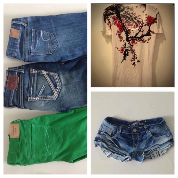 🎀Reserved 🎀 Jeans, Shorts, and Shirt Bundle