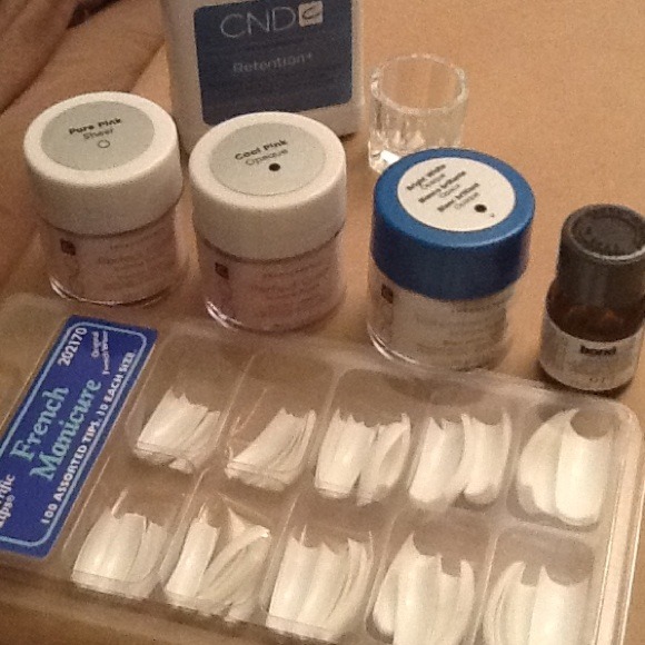 HOLD for ANGEL OPI and CND acrylic nail basics.