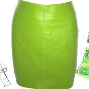Leather skirt
